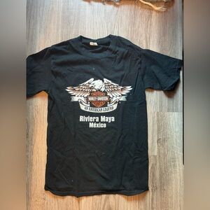 Harley-Davidson Riviera Maya Mexico T-shirt Small Black